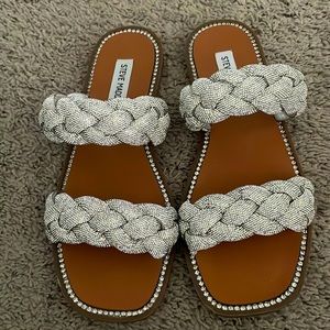 Steve Madden Newbie Sparkle Sandals size 10M
